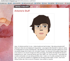 Art Alternation: Antonio's blog post inviting critique